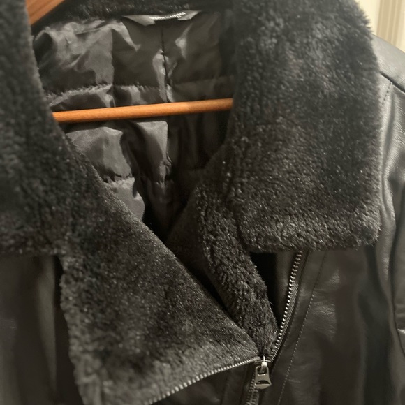 Verra Wang Black Faux Shearling Jacket XXL- New W/O Tags- Still in Store! - Picture 7 of 8